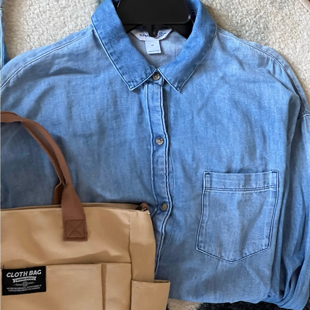 Boyfriend Denim Shirt👔